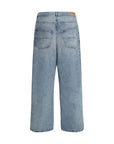 Balenciaga Light Wash Baggy Jeans