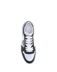 Prada Leather Low Top Lace-Up Sneakers