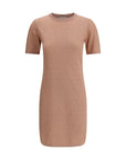 Fendi Monogram Beige Midi Dress