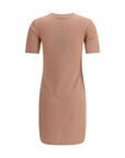 Fendi Monogram Beige Midi Dress