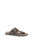 Fendi FF Double Buckle Flat Sandals