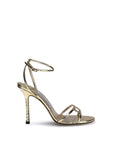 Jimmy Choo Gold Leather Stiletto Heels