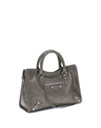 Balenciaga Green Le City Medium Leather Shoulder Bag