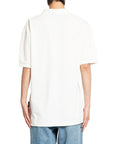 Palm Angels College Logo Polo - White - Made In Italy