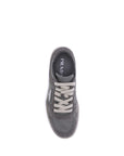 Prada Suede Leather Low Top Lace-Up Sneakers