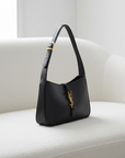 YSL LE 5 À 7 Hobo leather shoulder bag - Black