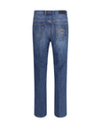 Givenchy Mid-Blue Washed Straight Fit Jeans