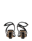 Fendi Leather Heeled Sandals