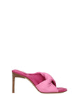 Jacquemus Pink Leather Stiletto Heeled Sandals