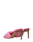 Jacquemus Pink Leather Stiletto Heeled Sandals