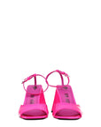 The Attico Piper Heeled Sandals - Fuchsia Pink