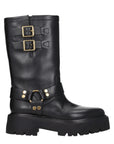 Celine Leather Ankle Biker Boots