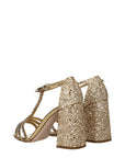 Miu Miu Embellished Gold High Heels