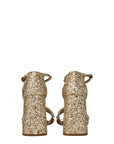 Miu Miu Embellished Gold High Heels