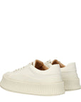 Jil Sander Platform Sneakers - Cloud White
