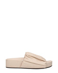 Jil Sander Ruched Leather Slides
