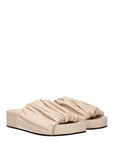 Jil Sander Ruched Leather Slides