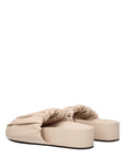 Jil Sander Ruched Leather Slides