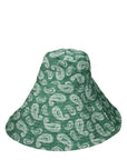 Jacquemus Green Paisley Cotton Sun Hat