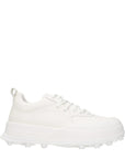 Jil Sander Leather Sneakers - White