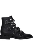 Givenchy Studded Black Leather Ankle Boots