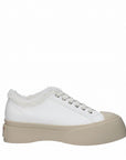 Marni Leather Low Top Sneakers - White