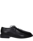 Max Mara Black Leather Lace-Up Dress Shoes