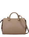 Burberry Small Leather Weekender Top Handle Shoulder Bag