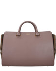 Burberry Leather Weekender Top Handle Shoulder Bag