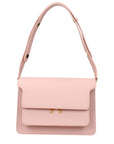 Marni Leather Shoulder Bag - Pink