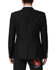 Dolce & Gabbana Embellished Suit Blazer - Black