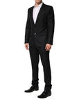 Dolce & Gabbana Jacquard 2-Piece Suit - Black