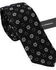 Dolce & Gabbana Floral Silk Slim Suit Tie