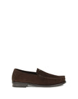 Prada Brown Suede Leather Loafers