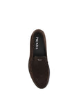 Prada Brown Suede Leather Loafers