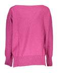 North Sails V-Neck Relaxed Fit Sweater - Fuchsia Pink
