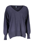 North Sails V-Neck Relaxed Fit Sweater - Blue