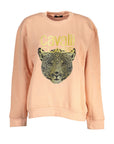 Cavalli Class Leopard Sweatshirt - Pink/Orange