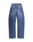 Givenchy Couture Seam Medium Blue Washed Jeans
