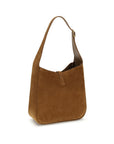 YSL Le 5 à 7 suede leather hobo shoulder bag