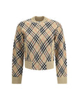 Burberry Check Zip-Up Cardigan