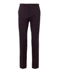 Gucci Bordeaux Wool Slim Fit Pants