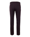 Gucci Bordeaux Wool Slim Fit Pants