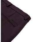Gucci Bordeaux Wool Slim Fit Pants