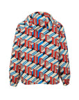 Gucci Logo Graphic Multicolor Hooded Jacket