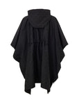 Gucci logo black hooded cape