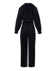 Gucci Black Wool Jumpsuit With GG Belt