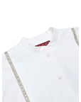 Gucci Embellished White Cotton Shirt