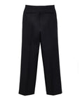 Gucci Wool-Silk Wide Leg Cropped Suit Pants