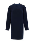 Gucci Blue Long Sleeve Midi Dress